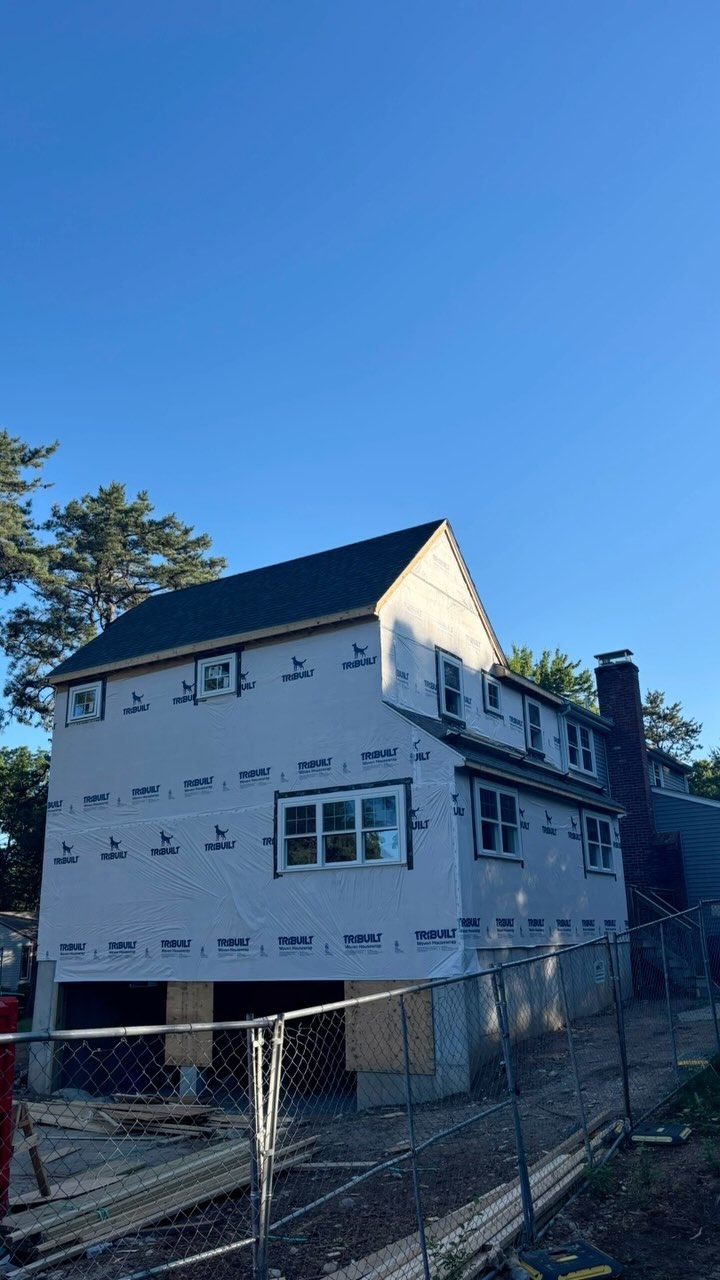 Windows installed, on to siding next ☘️@harveywindowsanddoors